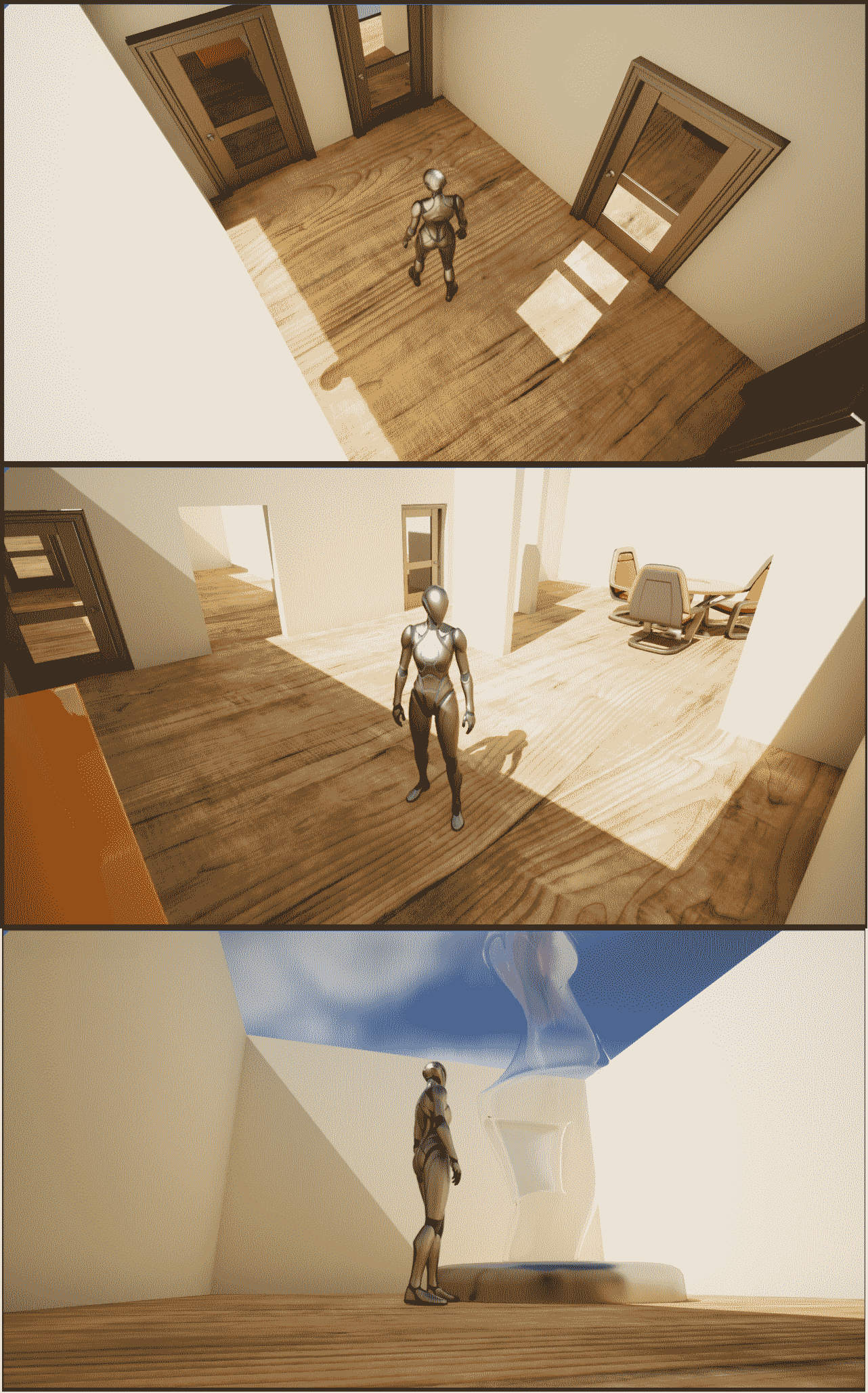 Unreal Engine5 内観デモ